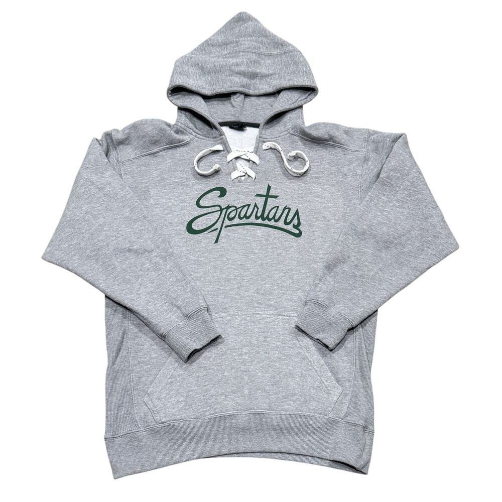 America Michigan State Spartans Grey Hoodie Size Large Unisex - SHIP OUT 1 DAY